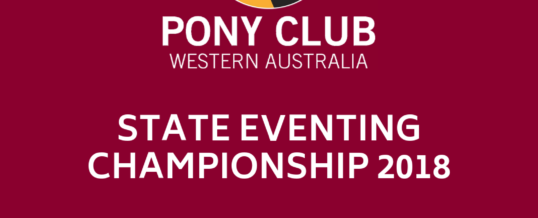 State Eventing Championships 2018 – Entries Now Open!