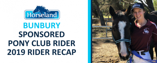HORSELAND SPONSORED PONY CLUB RIDER 2019 RECAP