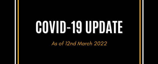 COVID-19 UPDATE – 02.03.2022