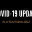 COVID-19 UPDATE – 02.03.2022